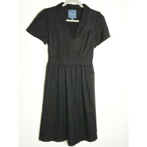 ModCloth Dress Size Small S Retro Housewife Pockets Lined Knee Length Side Zip